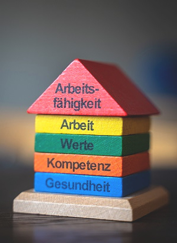 Wir sind gemeinsam stark in unserem Haus der Arbeitsfähigkeit. Wir sind gemeinsam stark in unserem Haus der Arbeitsfähigkeit.
