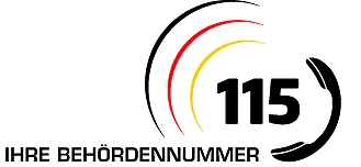 Logo des Bürgertelefons mit der Telefonnummer 115