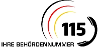 Logo des Bürgertelefons mit der Telefonnummer 115